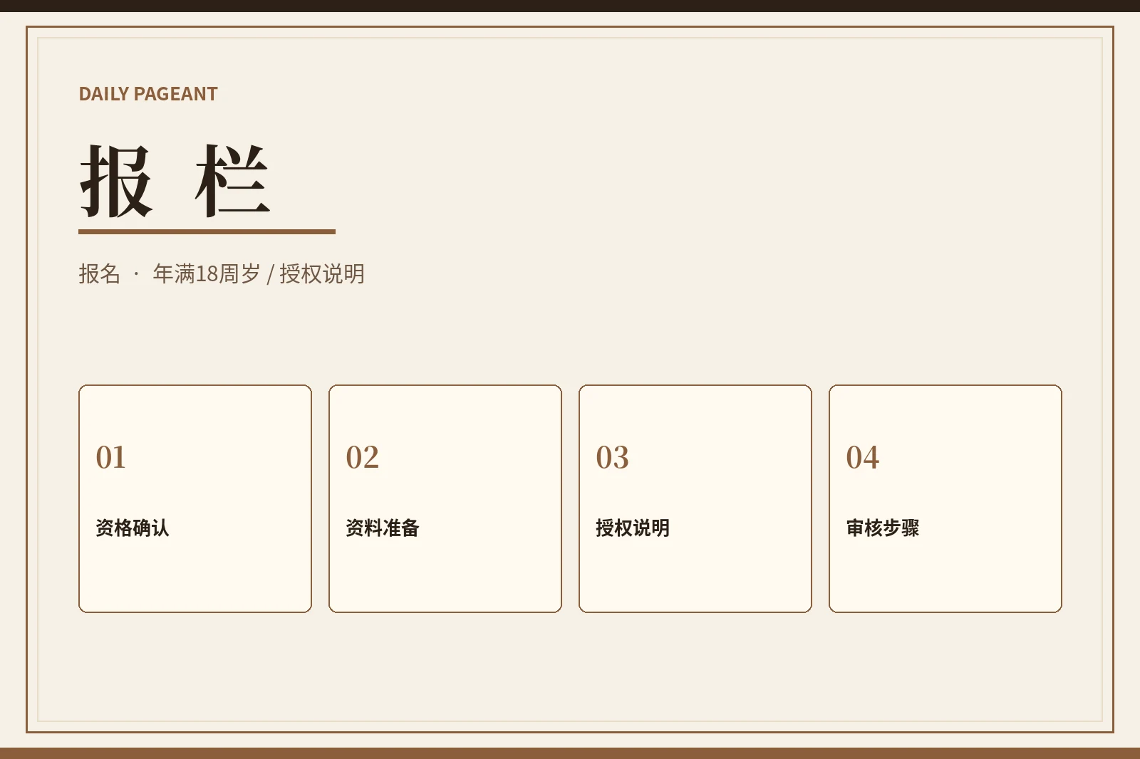 报栏视觉